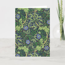 Seaweed cobalt thyme - William Morris