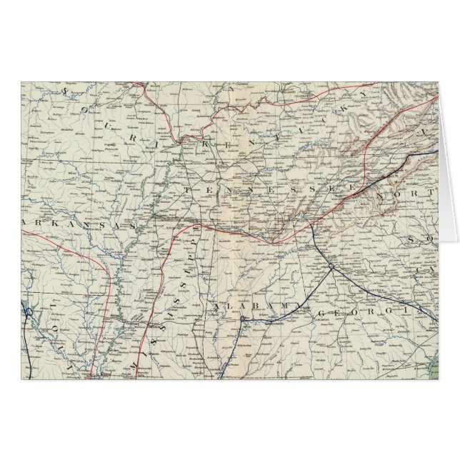 Cartão Seção de Colton nos EUA (Frente Horizontal)