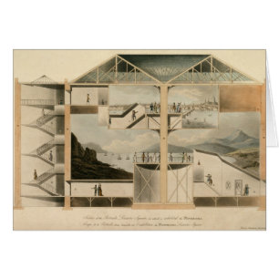 Cartão Seção do Rotunda, quadrado de Leicester