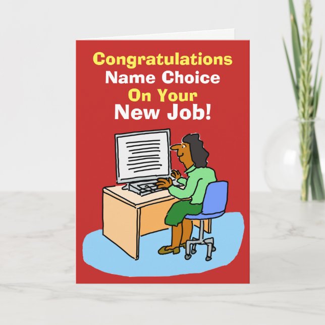 Cartão Secretário Asiático ou Assistente Pessoal. Novo Tr (Frente)