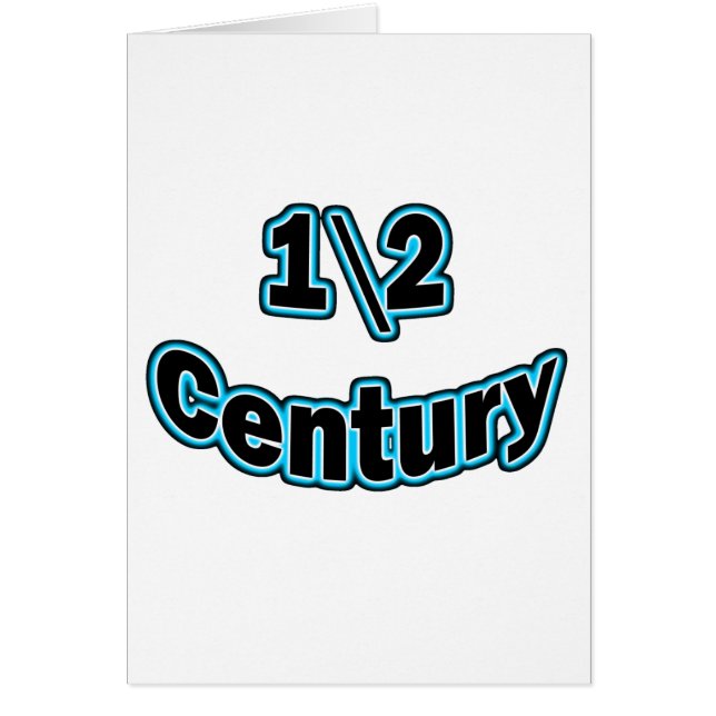 Cartão século 1 \ 2 (Frente)