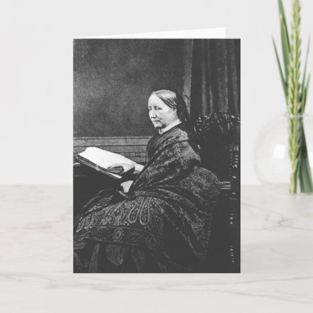 Cartão Século XIX de Elizabeth Cleghorn Gaskell (Frente)