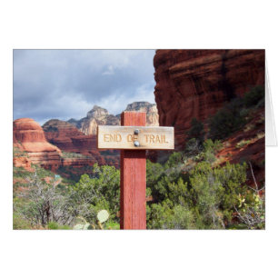 Cartão Sedona Hikinh - Sinal de Trilha