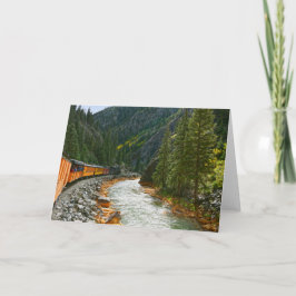 Cartão Seguindo O Rio Animas, Colorado