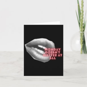 Cartão Segunda-feira não é nada ~ Kylie Minogue Fan ~ Ten