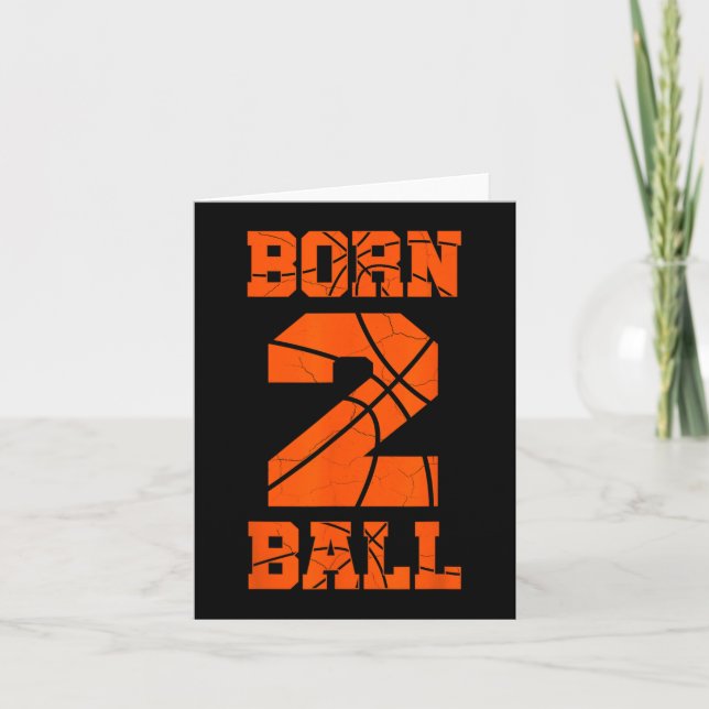 Cartão segundo aniversário Basball Jersey Tee Dois Anos (Frente)