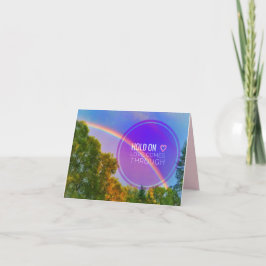 CARTÃO SEGURE A <3ORI RAINBOW SMALL GREETING CARD