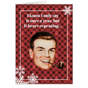 Cartão Sei que só digo uma vez por ano...