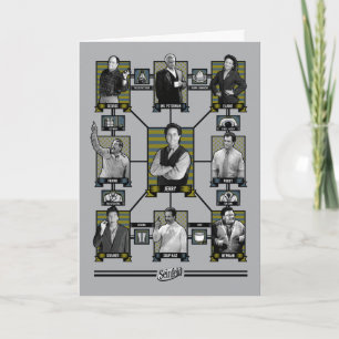 Cartão Seinfeld Gráfico de relações entre caracteres