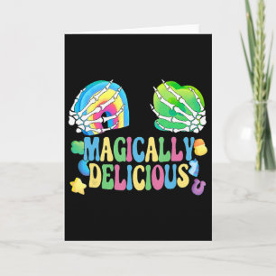 Cartão Seio de Shamrock Magicamente Delicioso Dia de St P