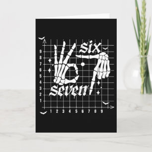 Cartão Seis Coordenada Sete (6