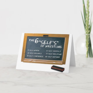 Cartão Seis princípios de luta