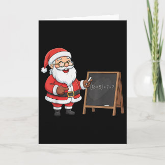 Cartão Seis Sete 6 7 Meme Papai Noel Natal Professor Nu
