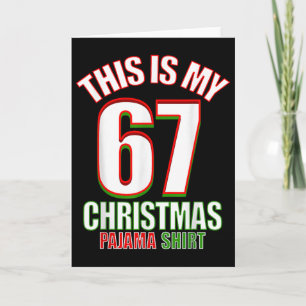 Cartão Seis Sete Meme 