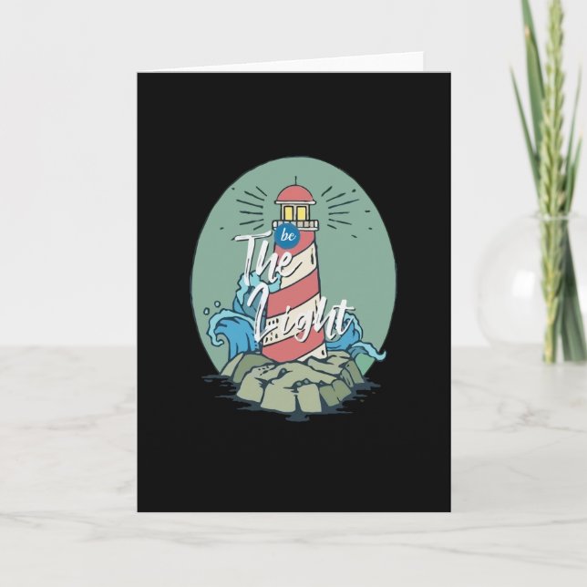 Cartão Seja A Luz (Frente)