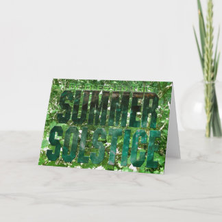 Cartão Seja abençoado este solstício de verão