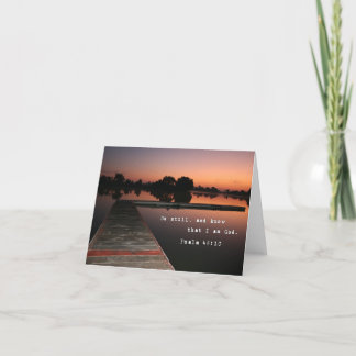 Cartão Seja ainda e saiba. 5x7