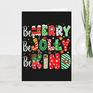 Cartão Seja Alegre Seja Jovial Seja Gentil Feliz Natal Pr