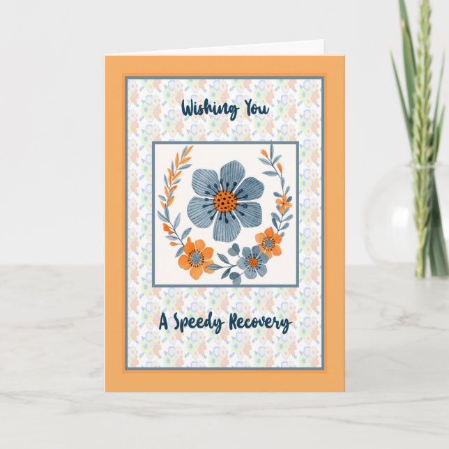 Cartão Seja bom para alguém que se sente muito doente (Frente)