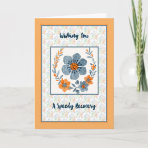 Cartão Seja bom para alguém que se sente muito doente