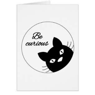 Cartão Seja curioso