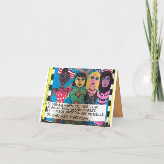 Cartão seja forte quando estiver fraco (Frente)