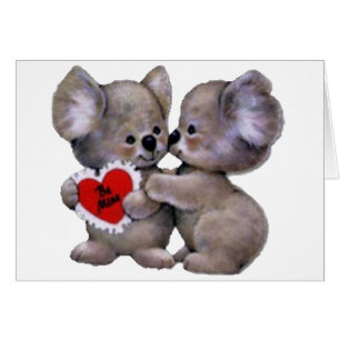 Cartão Seja Koalas da mina