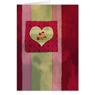 Cartão Seja meu - Estilo Grunge