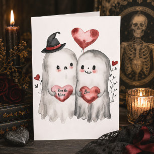 Cartão Seja Meu Fantasma Fofo de São Valentão