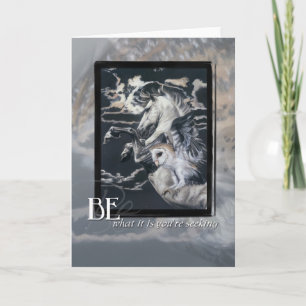 Cartão Seja o que você está procurando