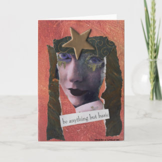 CARTÃO SEJA QUALQUER COISA MAS BASIC NOTECARD