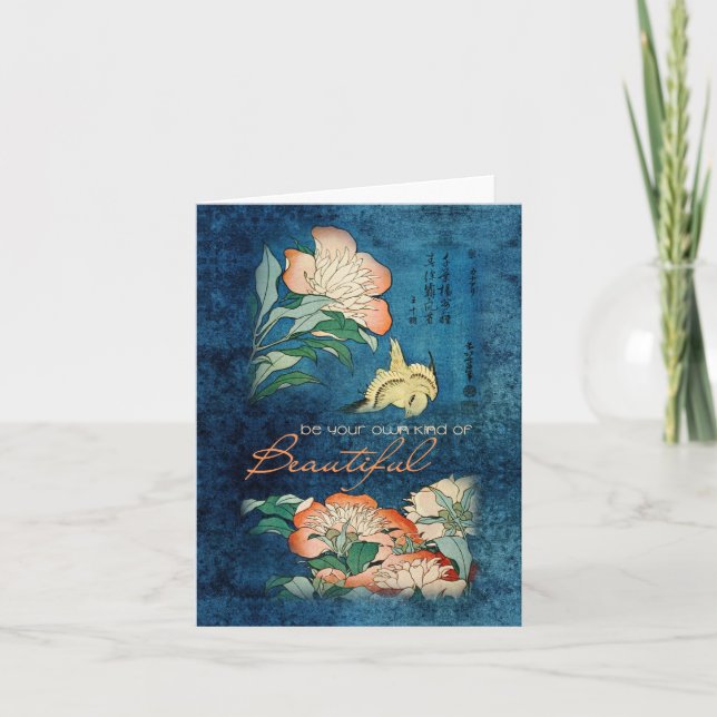 Cartão Seja seu próprio tipo de bonito (Frente)