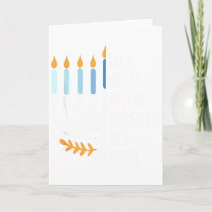 Cartão Seja Uma Luz Feliz Hanukkah Menorá Presente Judaic