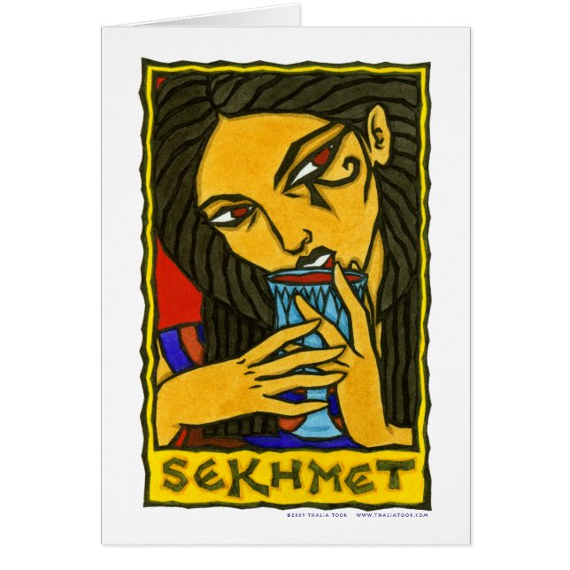 Cartão Sekhmet (Frente)