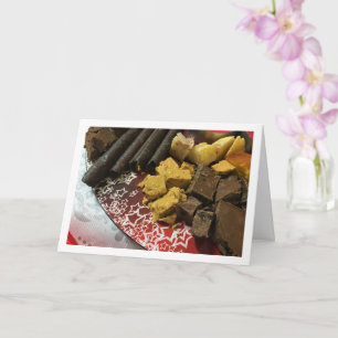 Cartão Seleção de Chocolate e Doces