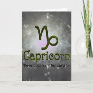 Cartão Selecionar Cor Capricórnio Zodiac - Sinal Astrológ