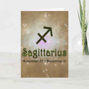 Cartão Selecionar Sagitário de Cor Zodiac Sinal Astrológi