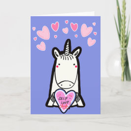 Cartão Self-Love Unicorn