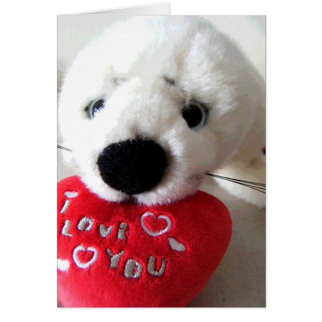 Cartão Selo Com Amor (Frente)