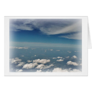 Cartão Selo das nuvens