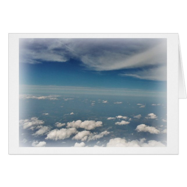 Cartão Selo das nuvens (Frente Horizontal)