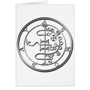 Cartão Selo de Asmoday Asmodeus