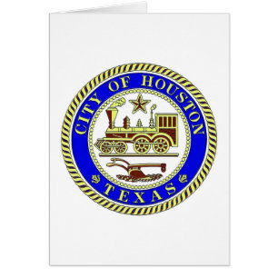 Cartão Selo de Houston