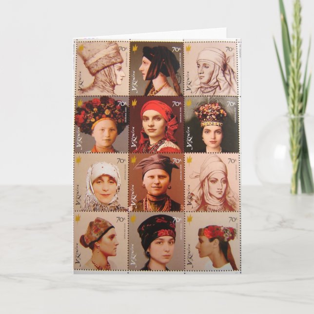 Cartão Selos do ucraniano (Frente)