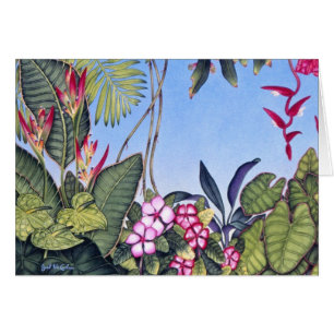 Cartão Selva botânica