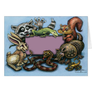 Cartão Selvagem Sobre