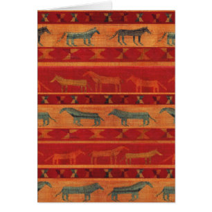 Cartão Selvagens de gipses