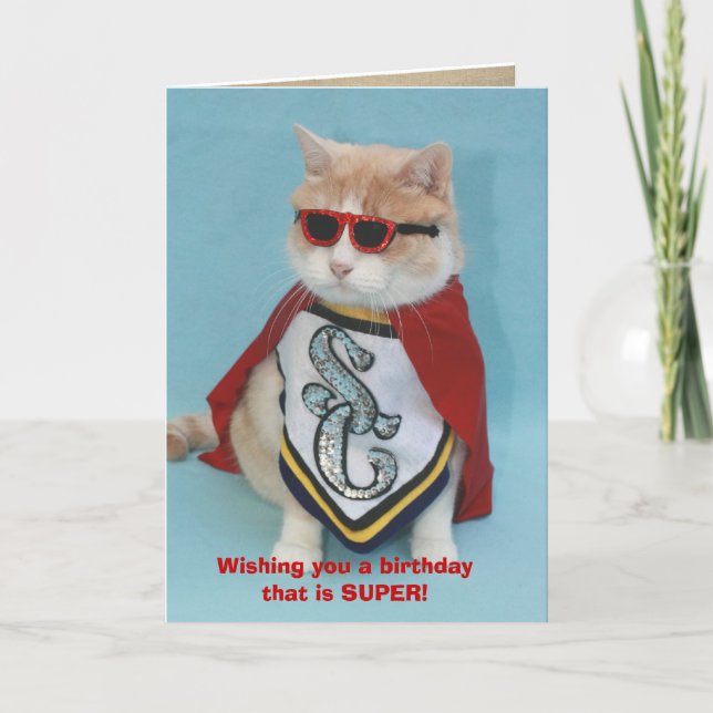 Cartão Sem Bull Birthday (Frente)