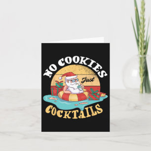 Cartão Sem Cookies Apenas Tails Papai Noel Tropical Somme