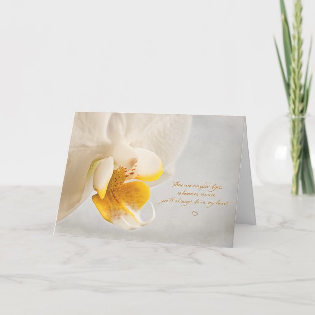 Cartão Sem despedidas boas (Frente)